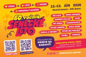 Mesto Senec: LÁSKA +  LETO +  HUDBA = DOKONALÝ DARČEK
