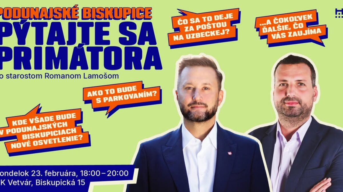 Mesto Bratislava: 1 человек пойдет