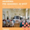Mesto Trnava: AKADÉMIA PRE SENIOROV JE SPÄŤ