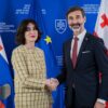 Tlačová konferencia ministra a ministerky zahraničných vecí Slovenska a Gruzínsk...